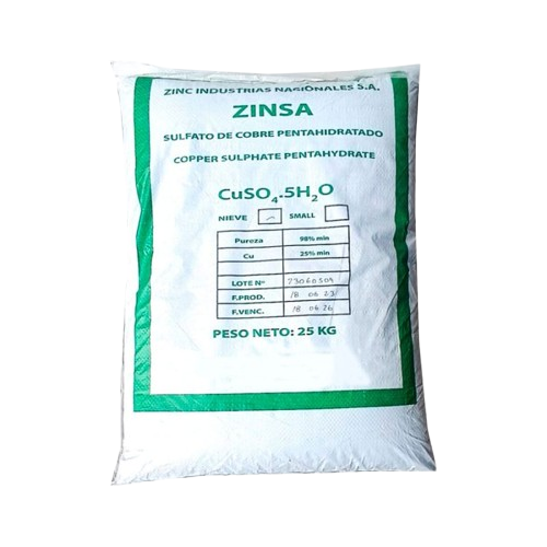 SULFATO DE COBRE PENTAHIDRATADO